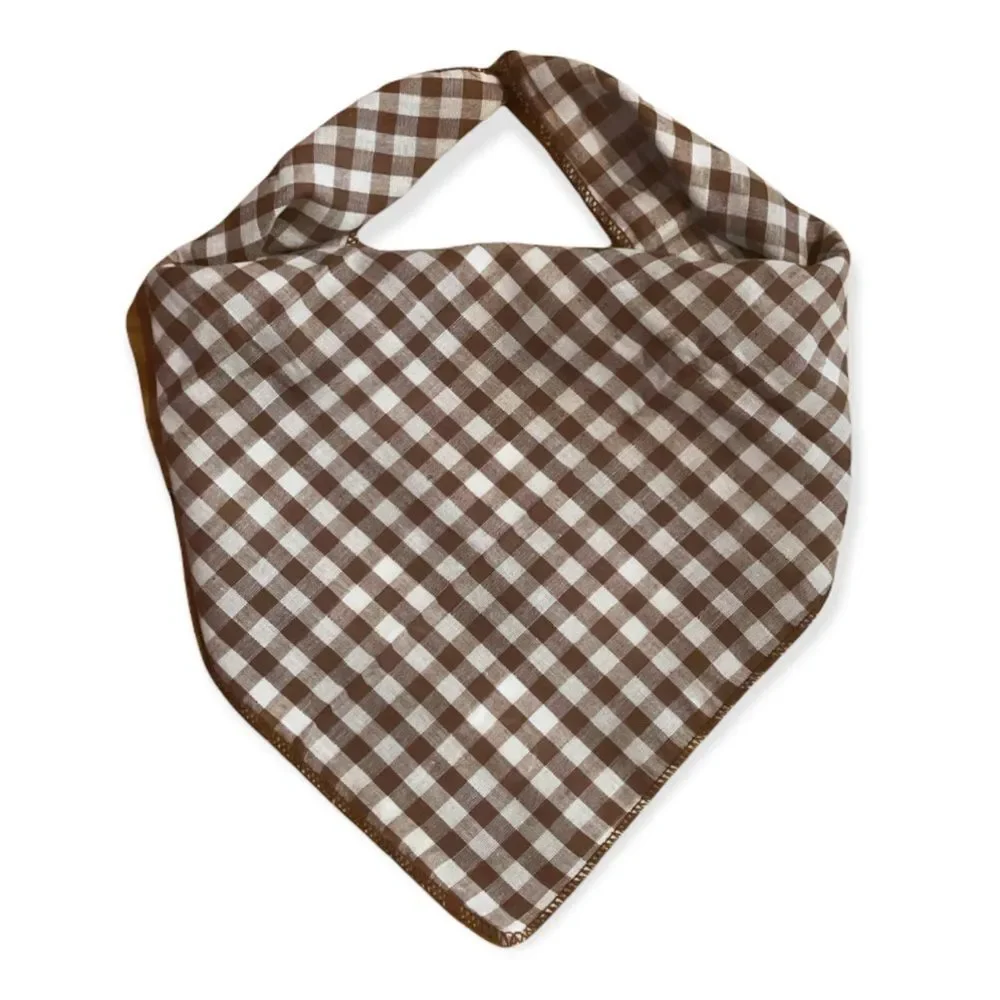 NWT Wool + Pepper Co. Good Girl Reversible Flannel Dog Bandana